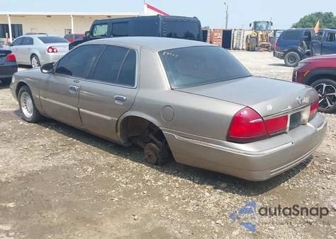 2002 Mercury Grand Marquis Ls из США, поврежденный, VIN 2MEFM75W72X638706